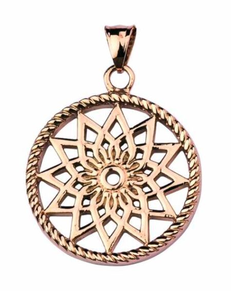 Traumfänger "Sonne" rosé-gold 45 mm