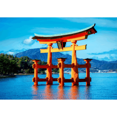 The Torii of Itsukushima Shrine - 1500 Teile Puzzle