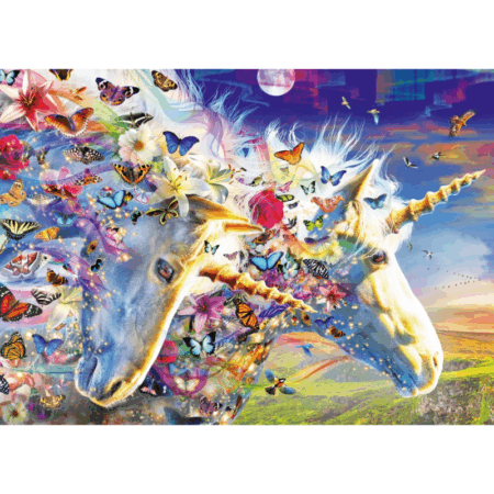 Unicorn Dream - 1000 Teile Puzzle - Box verblichen!