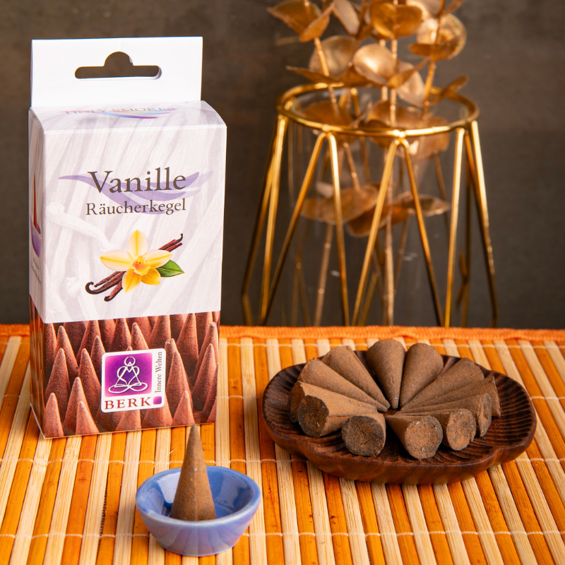 Vanille Räucherkegel