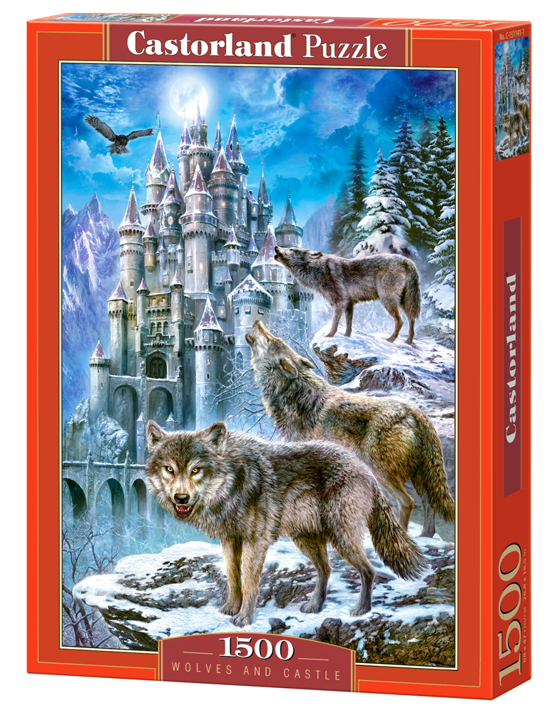 Wolves and Castle – 1500 Teile Puzzle