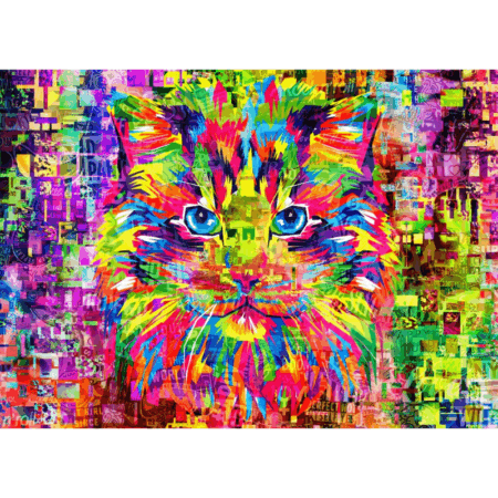 Wonderful Cat  - 1000 Teile Puzzle